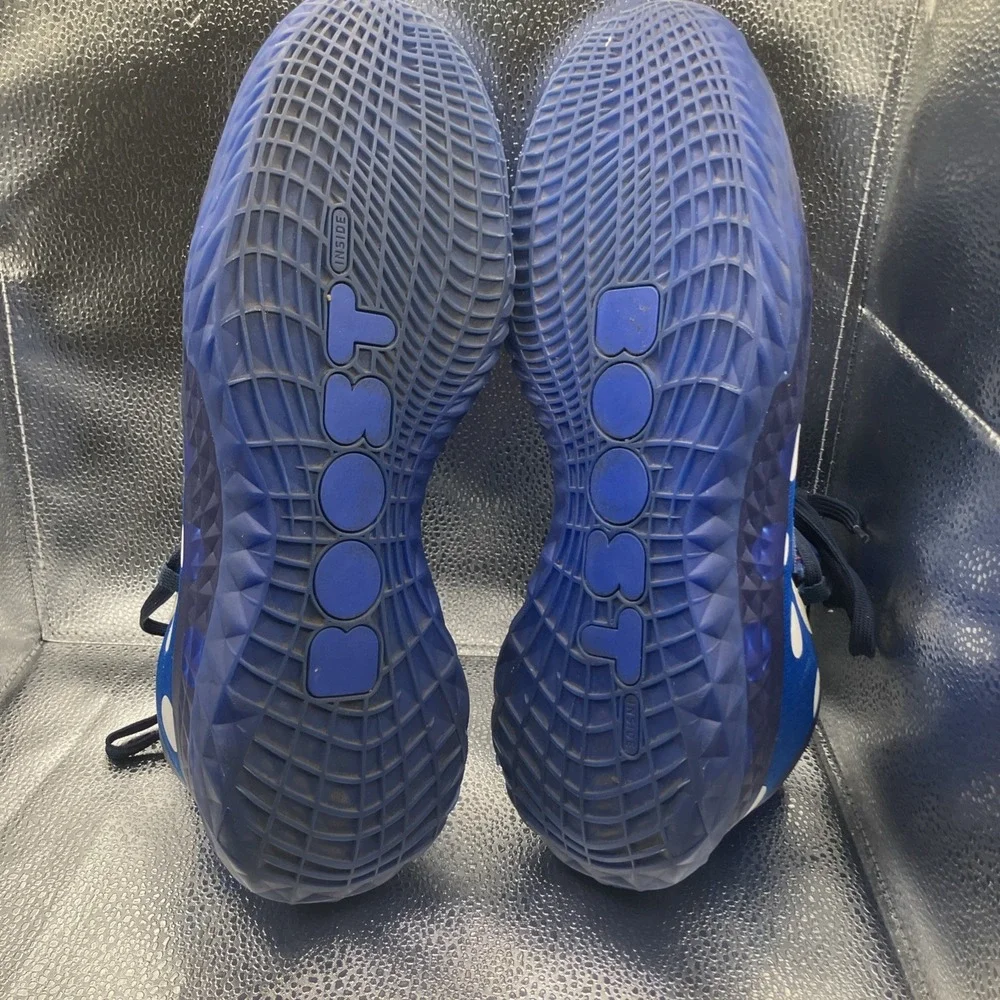 Adidas Harden Vol. 5 Futur Blue Polka Dot Athletic Shoes Men Size 12